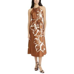 Maggy London Womens  Midi Dress, Red